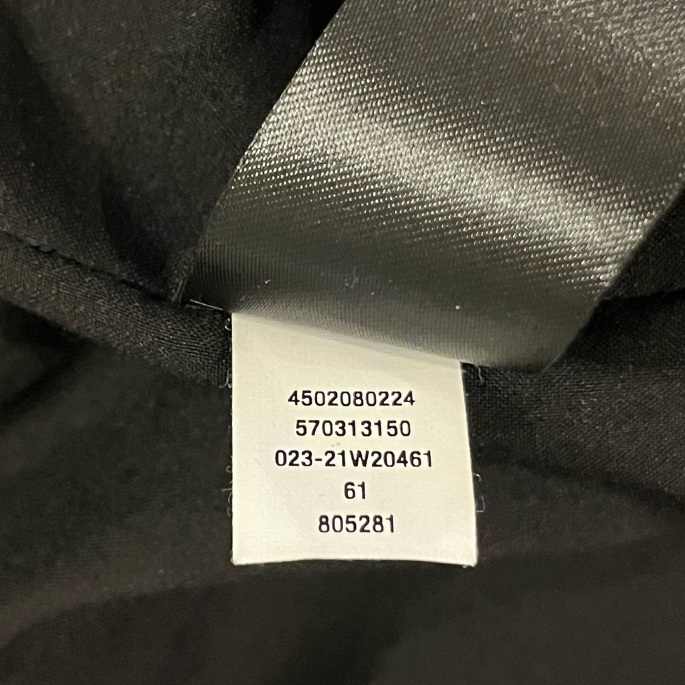 White House Black Market Black Faux Suede Moto Jacket - Silver Hardware Sz 8 - Picture 11 of 14